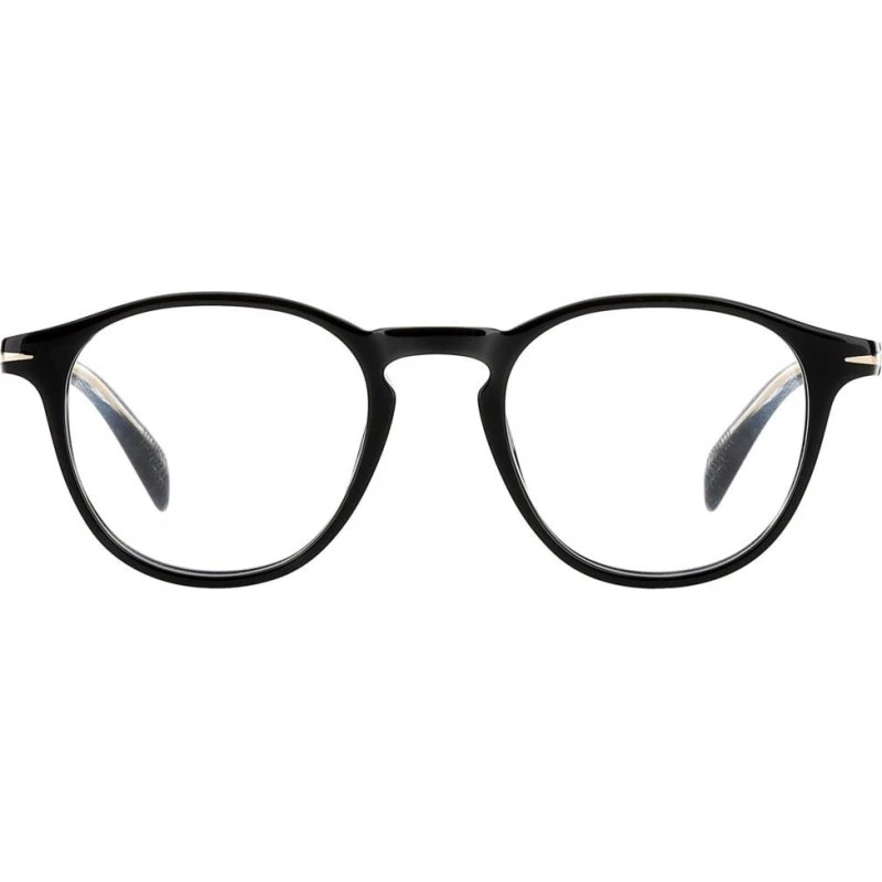 David Beckham DB 1018 Gafas de Vista Hombre Negras Redondas