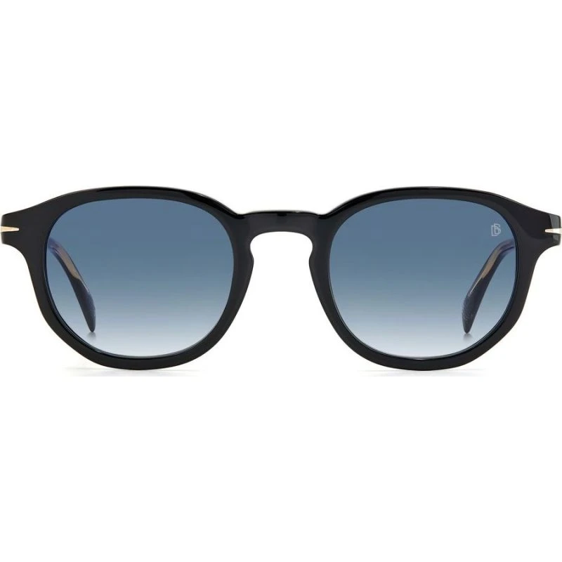 David Beckham DB 1007/S Gafas de Sol Hombre Negro Azul 49mm