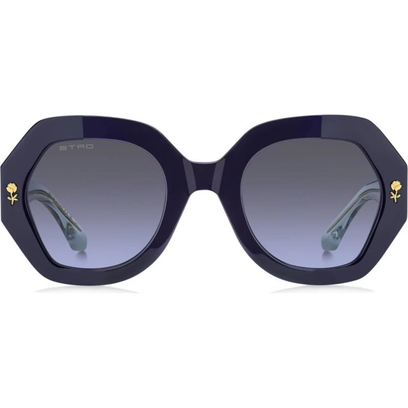 Etro Gafas de Sol Etro 0009/S Azul Geométrico Mujer