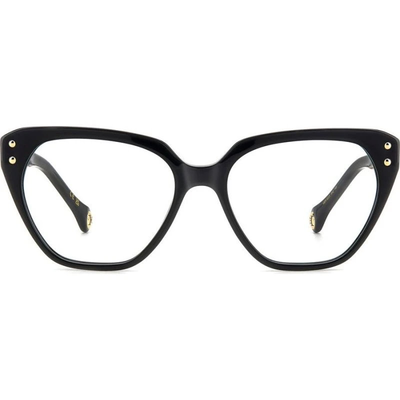 Carolina Herrera HER 0223 Gafas de Vista Cuadradas para Mujer - Negro