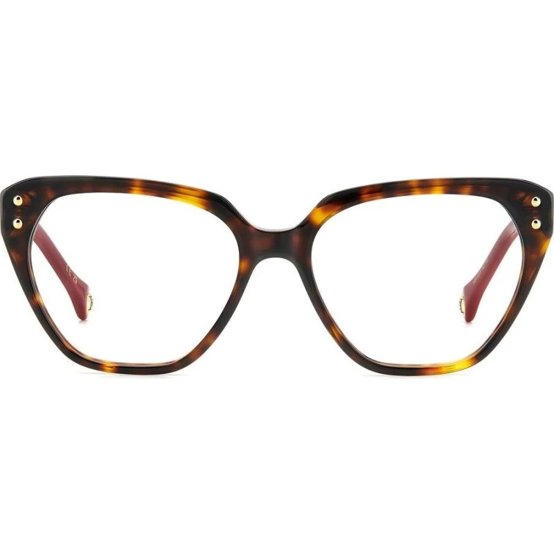Carolina Herrera HER 0223 Gafas de Vista Cuadradas para Mujer - Rojo