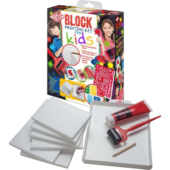 ESSDEE P6K4K Kit de Impresión en Bloque para Niños
