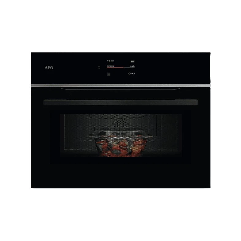 AEG Horno Compacto Multifunción con Microondas TM7NK721B Negro