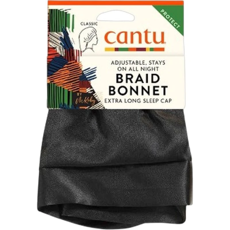 Cantu Braid Sleep Bonnet Gorro de Satén para Trenzas y Cabello Largo