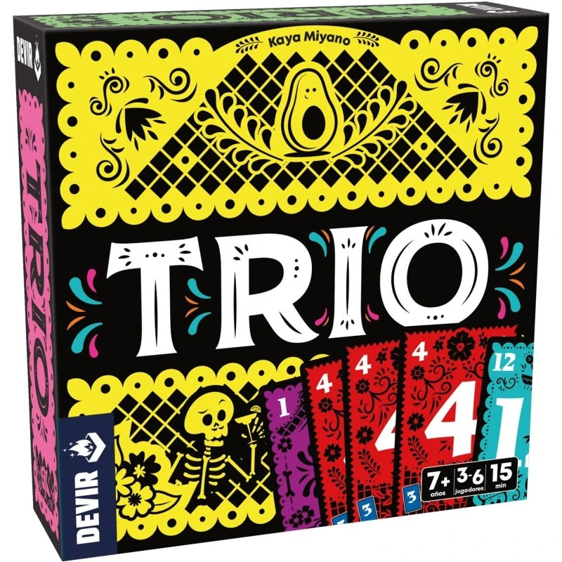 Devir Trio - Juego de Cartas para 3-6 Jugadores