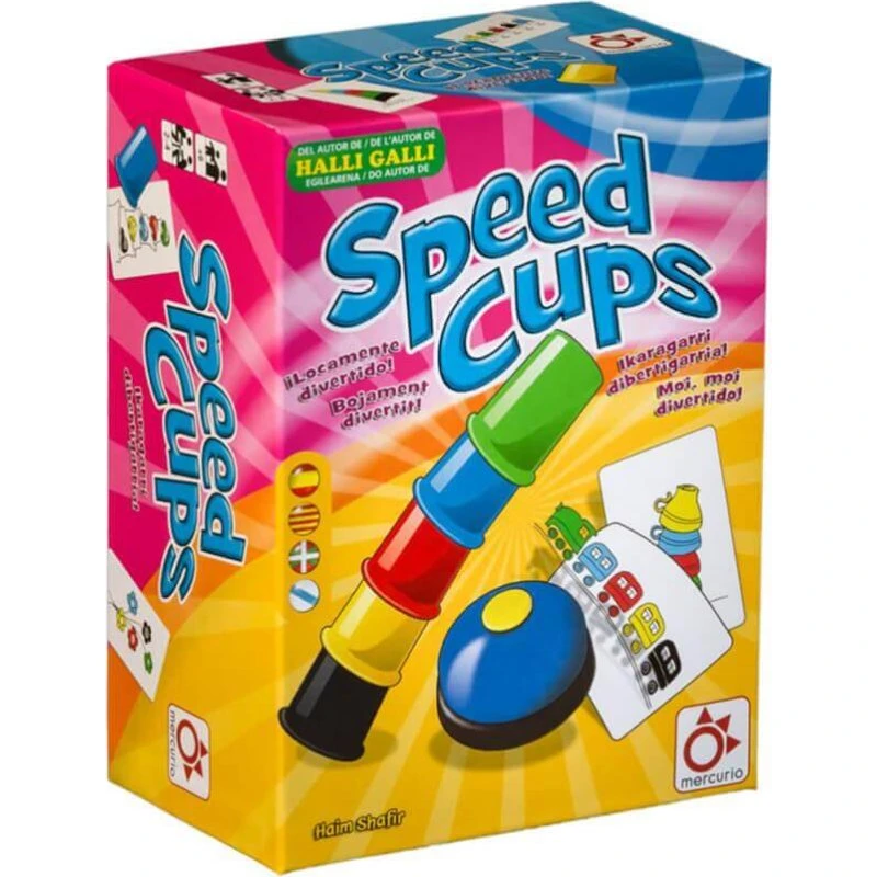 Mercurio Speed Cups - Juego de Mesa de Reflejos