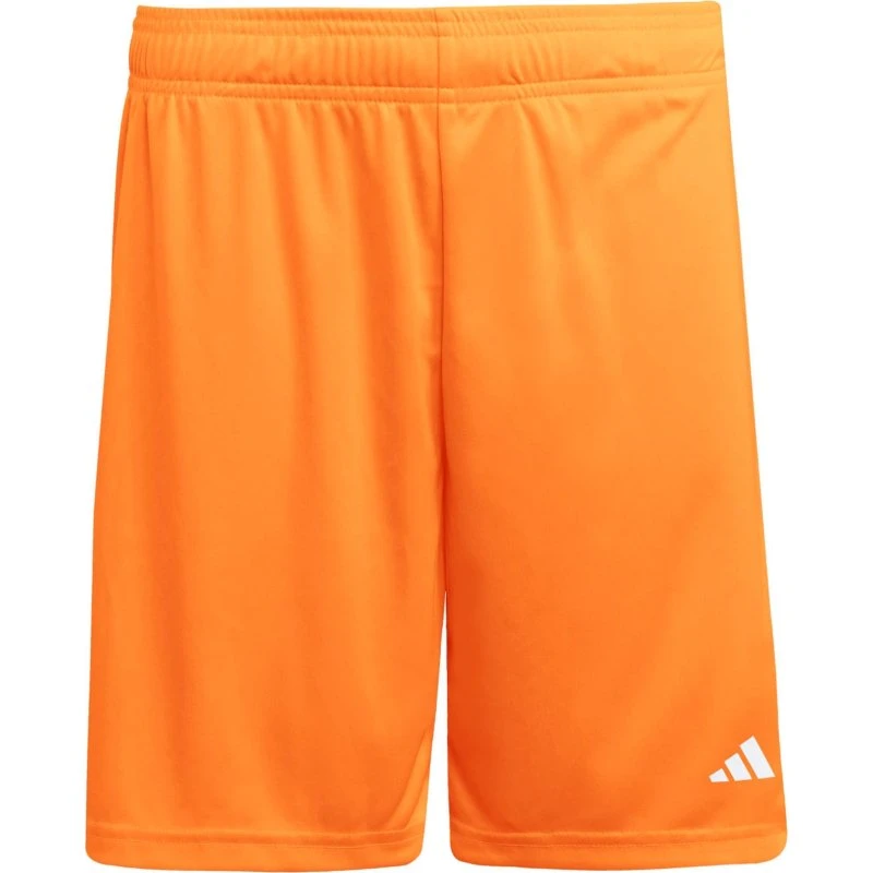 Pantalón corto infantil adidas Entrada 26 - Naranja/Blanco