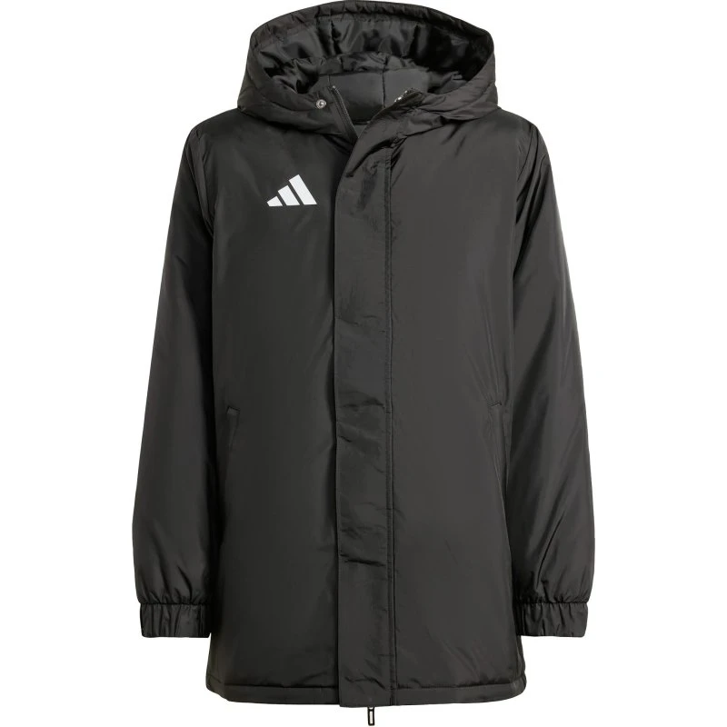 Chaqueta adidas Entrada 26 Stadium para Niños - Negro/Blanco