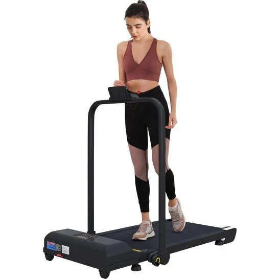 HOMCOM Cinta de Correr 2 en 1 Plegable 2,5HP Negro