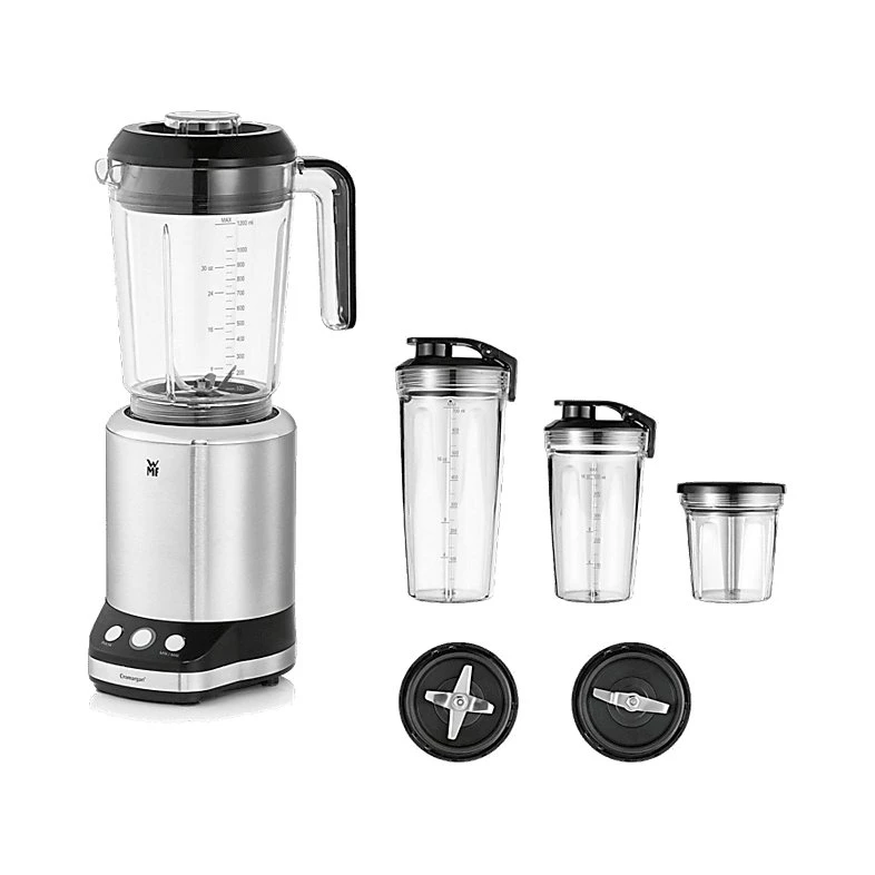 Batidora de vaso WMF Kult X, 1.2L, 900W, Multifunción, Plata