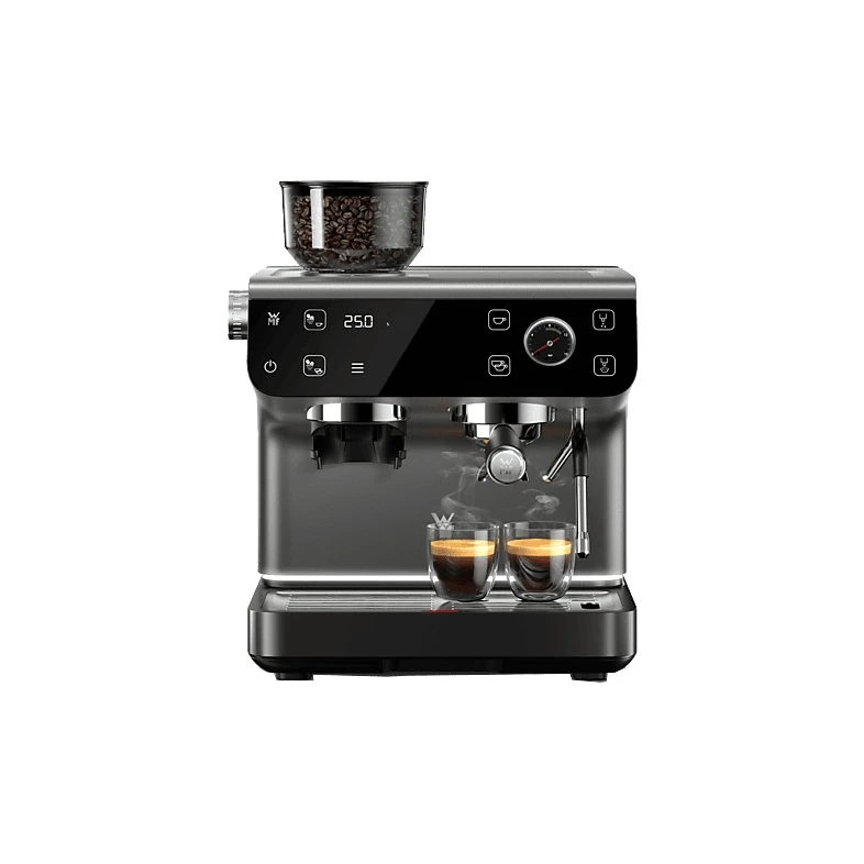 Cafetera WMF Espresso Pro, 15 bar, 1350 W, Molinillo 60 Ajustes, Negro