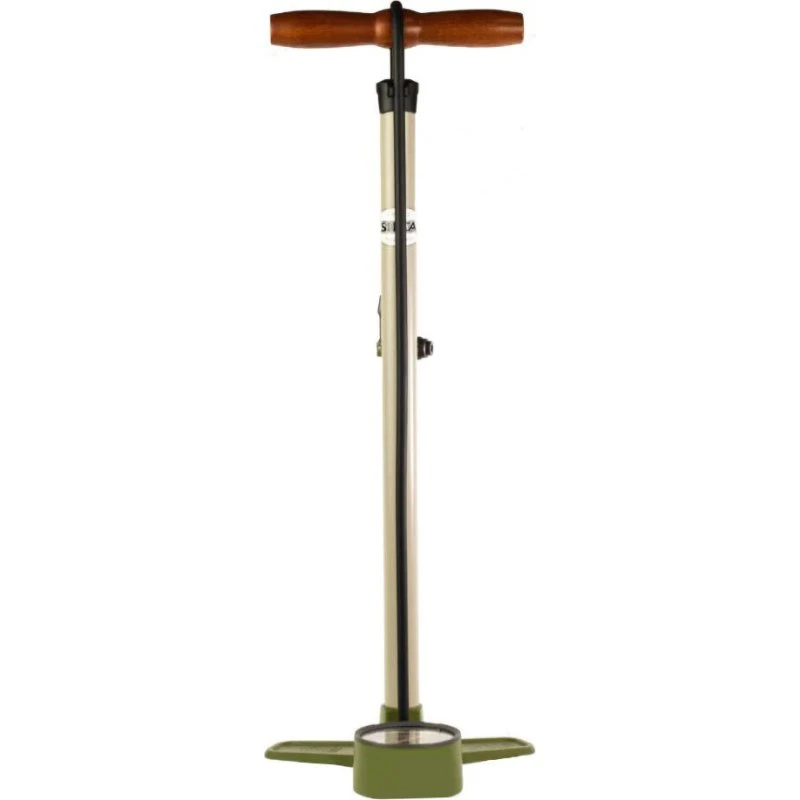 Silca Terra Floor Bomba de Pie Manómetro 2 Barra Verde/Br