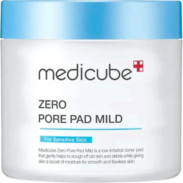 Medicube Zero Pore Pad Mild - Almohadillas Tonificantes para Piel Sensible, 70 unidades