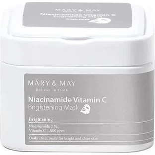 Mary&May Mascarilla Iluminadora de Niacinamida y Vitamina C (30 unidades)