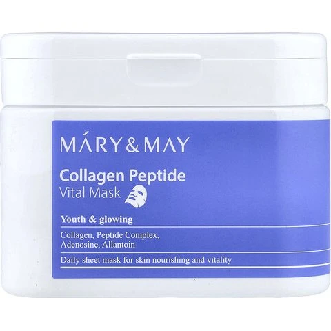 Mary&May Mascarilla Collagen Peptide Vital Mask - 30 Unidades