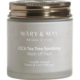 Mary & May Mascarilla Calmante de Centella Asiática y Árbol de Té 125g