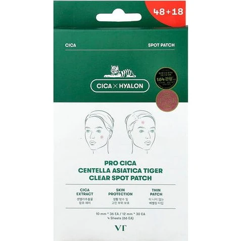 VT Cosmetics Pro Cica Parches para Imperfecciones Centella Asiatica