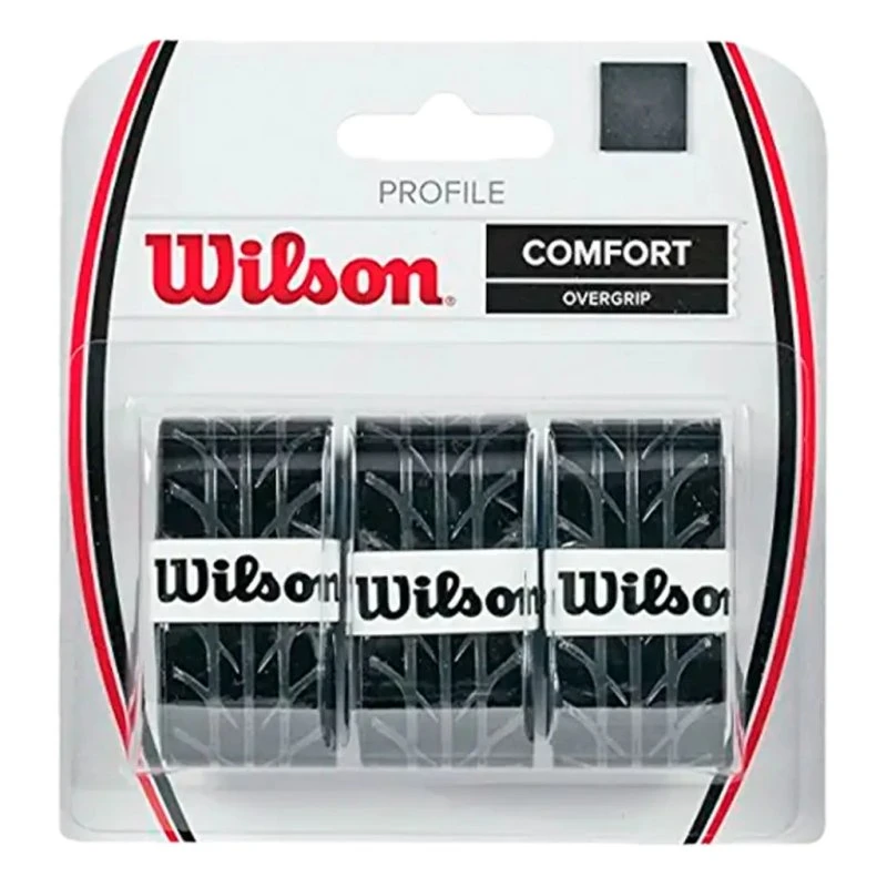 Wilson Profile Overgrip Negro Pack x3
