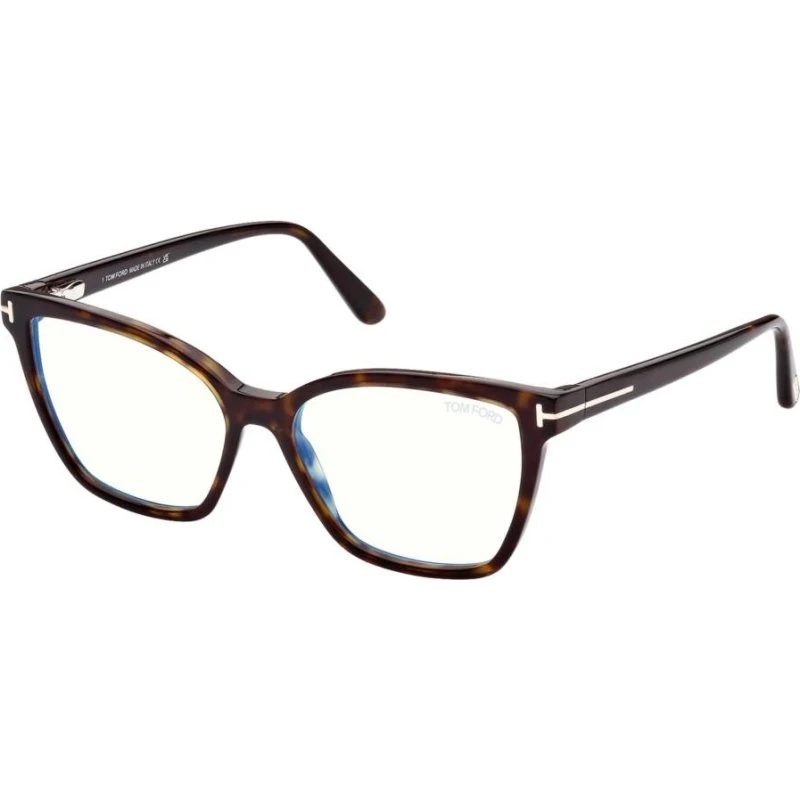 Tom Ford FT5812-B 052 Monturas de Vista Mariposa en Acetato Habana