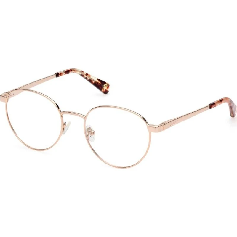 Guess GU5221 Gafas de Vista Redondas Oro Unisex