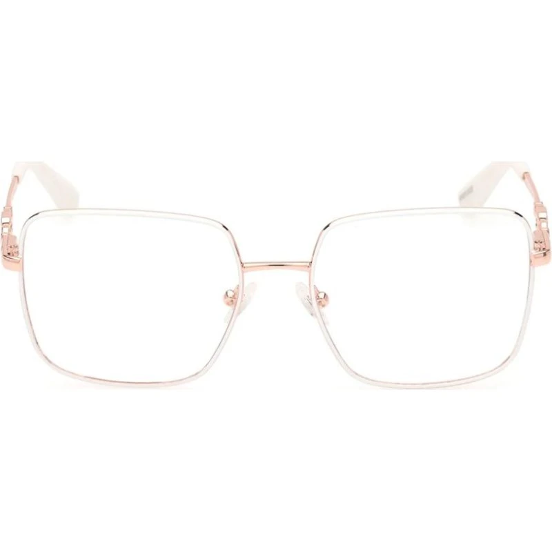 Guess GU2953 Gafas de Vista Unisex Acero y Oro Rosa