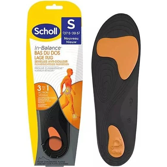 Scholl In-Balance Plantillas Lumbar Talla S (37-39.5)