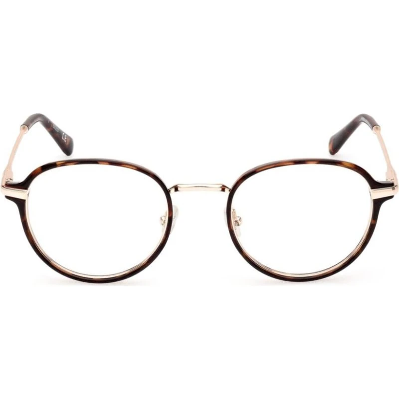 Guess GU50079 Gafas de Vista Redondas Color Habano Unisex