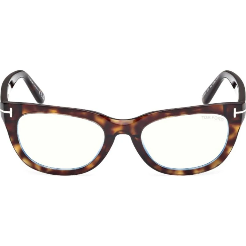 Tom Ford FT6066-B Blue Block Gafas de Vista Rectangulares Habano
