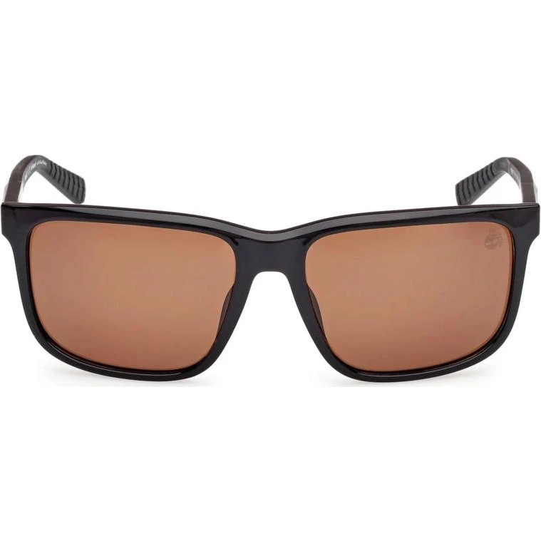 Timberland TB00037 Gafas de Sol Cuadradas Unisex Negro Marrón