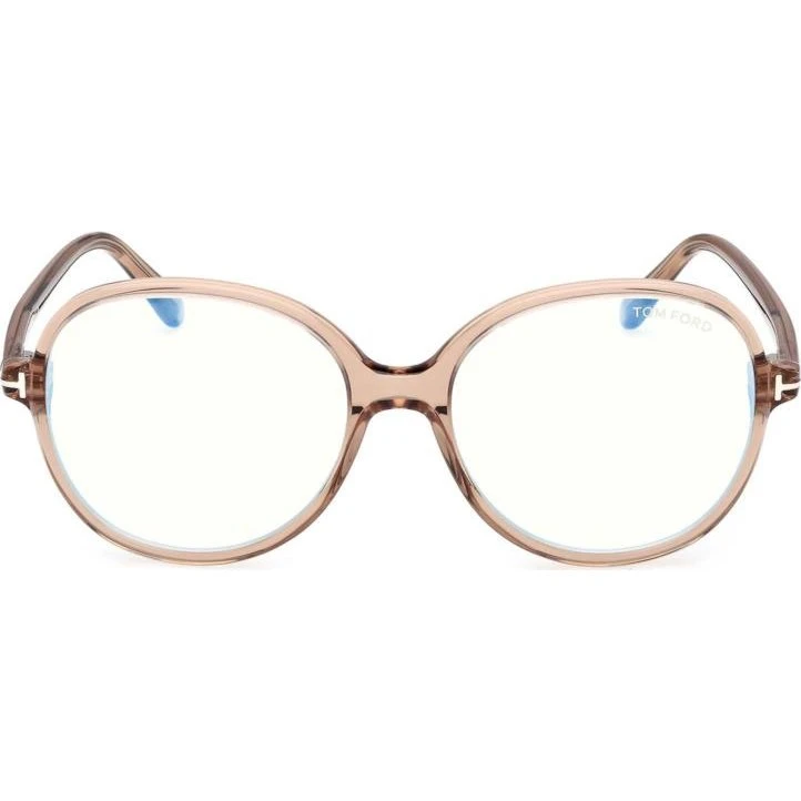 Tom Ford FT6090-B Gafas de Vista Marrón Redondas Blue Block