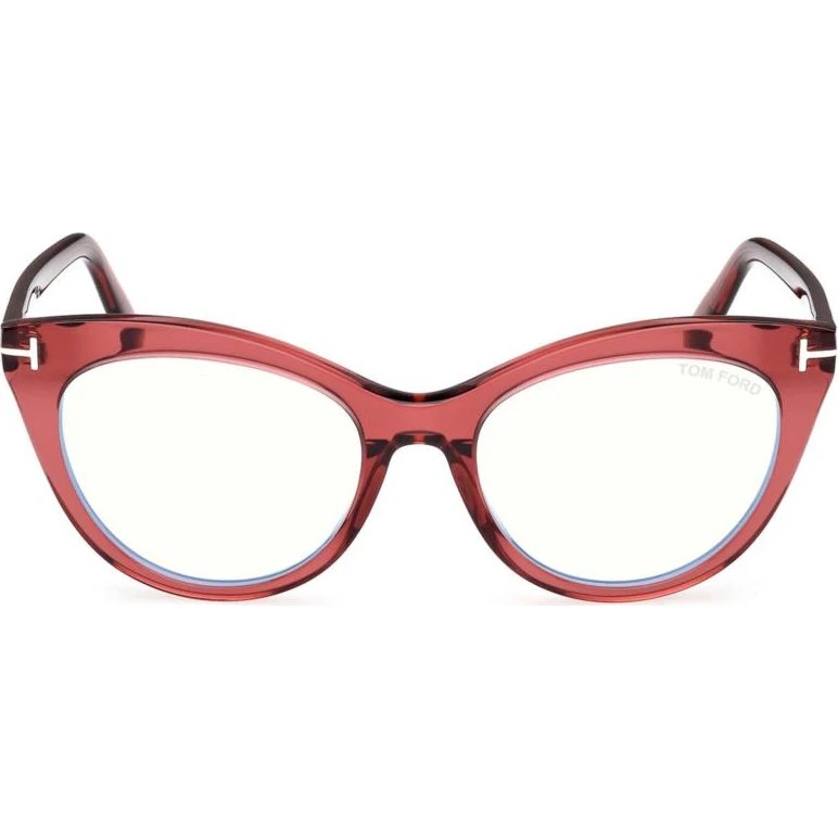 Tom Ford FT6091-B Blue Block Gafas Ojo de Gato Rojo
