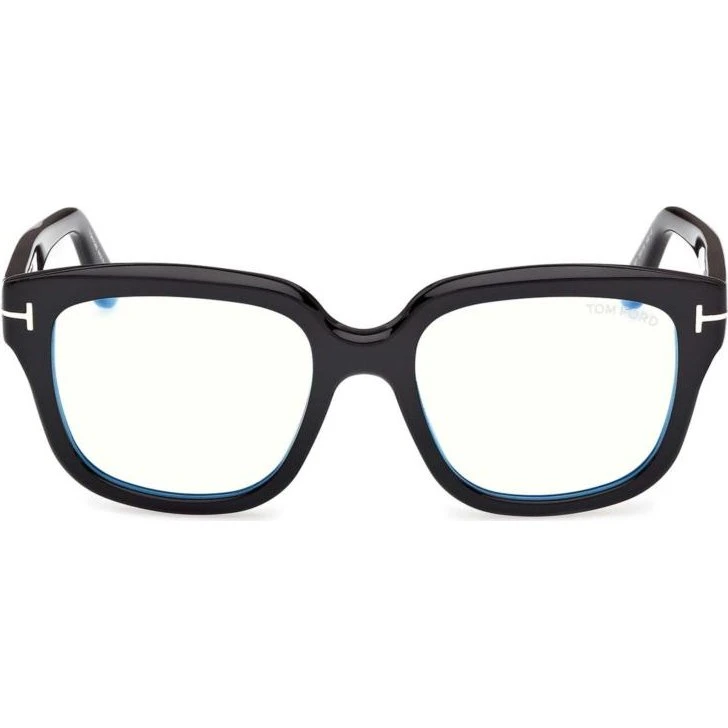 Tom Ford FT6094-B Blue Block Gafas Geométricas Negras Mujer 54mm