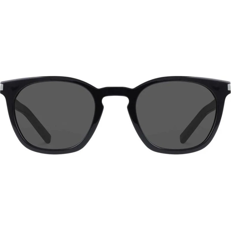 Saint Laurent SL 28 Gafas de Sol Cuadradas de Acetato Negro