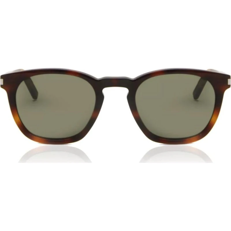 Saint Laurent SL 28 Gafas de Sol Pantos Habano Verde 49mm