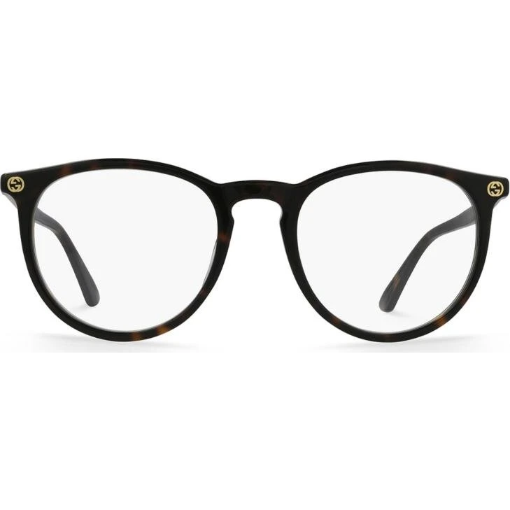 Gucci GG0027O 002 Monturas Ópticas Pantos Habano Transparente