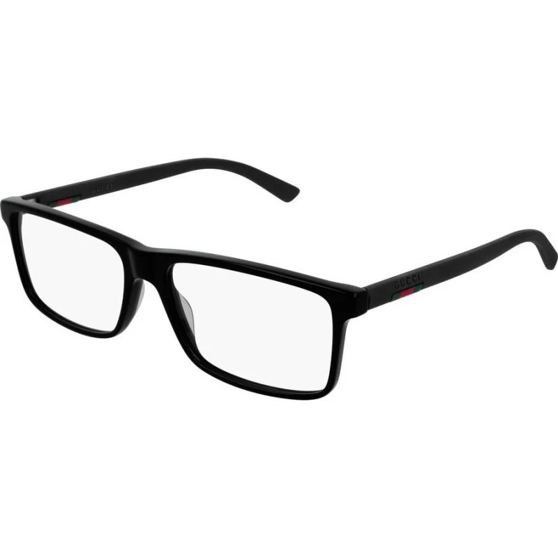 Gucci Gg0424O Gafas de Vista Hombre Negro Geométrico