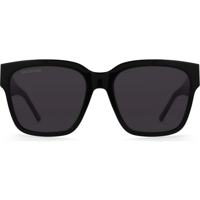 Balenciaga BB0056S Gafas de Sol Oversize Mujer - Negro/Gris