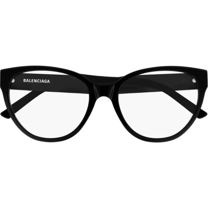Balenciaga BB0064O Gafas de Vista Ojo de Gato para Mujer - Negro