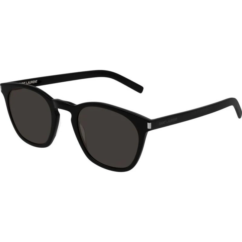 Saint Laurent Sl 28 Slim Gafas de Sol Unisex Negro Geométrico