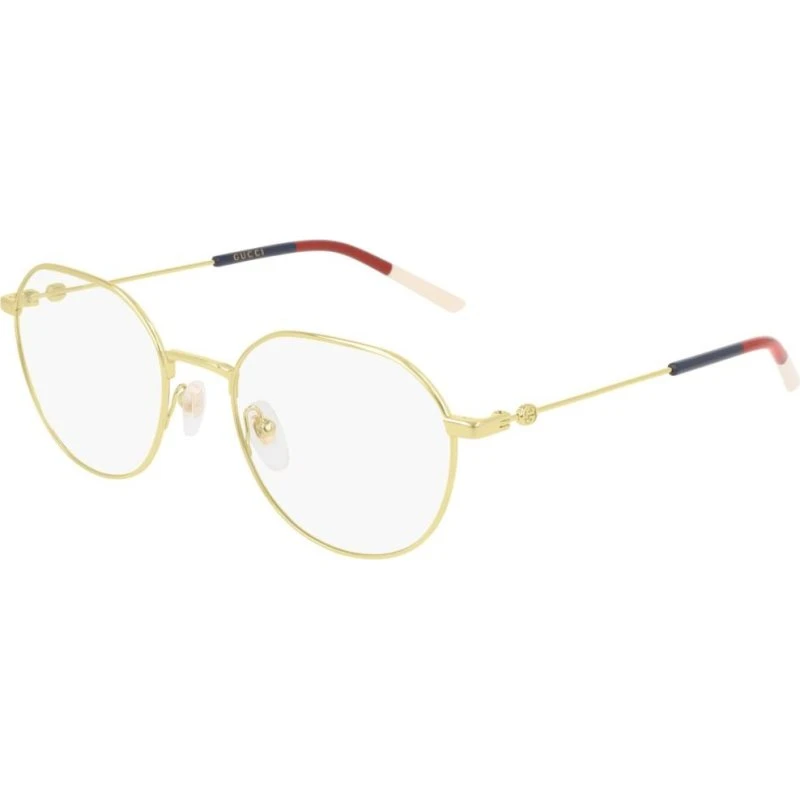 Gucci GG0684O Gafas de Vista Redondas para Mujer en Oro