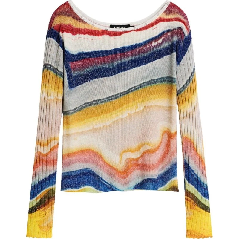 Jersey Desigual de Mujer JERS_TERRA 26WWJF43 - Azul