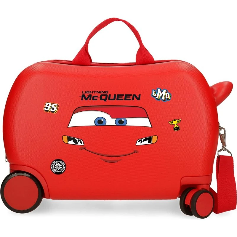 Disney Maleta Infantil Cars McQueen 45cm Roja ABS