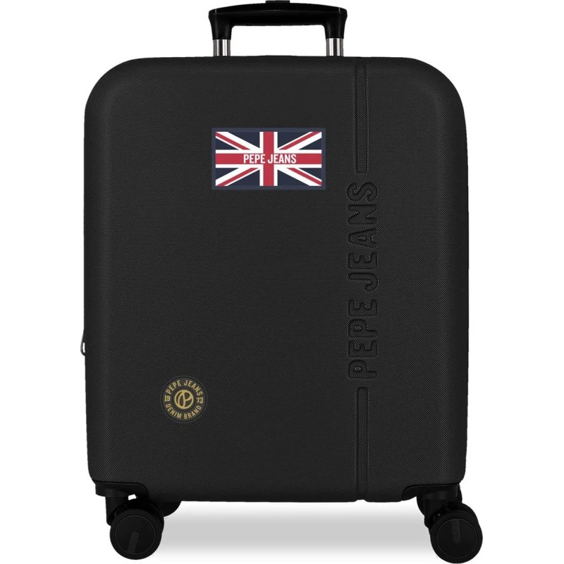 Maleta Pepe Jeans Trolley Henry ABS 55cm Negra