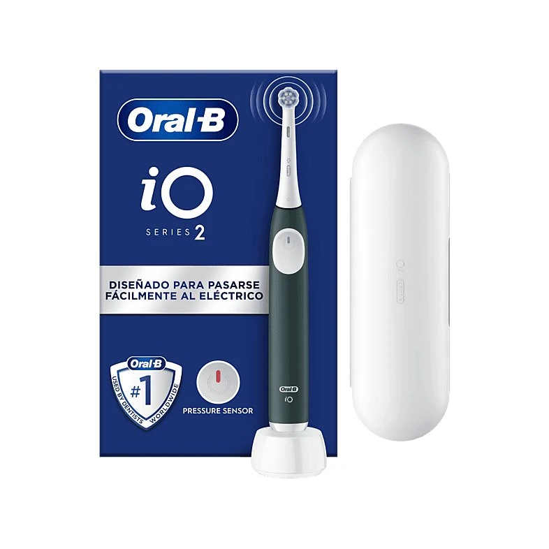 Oral-B iO 2 Cepillo Eléctrico con Tecnología de Microvibración, Verde Bosque