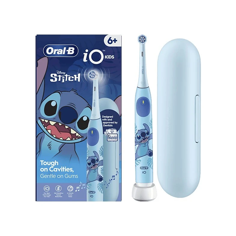 Oral-B iO Kids Disney Stitch Cepillo Eléctrico, 3 Modos y App