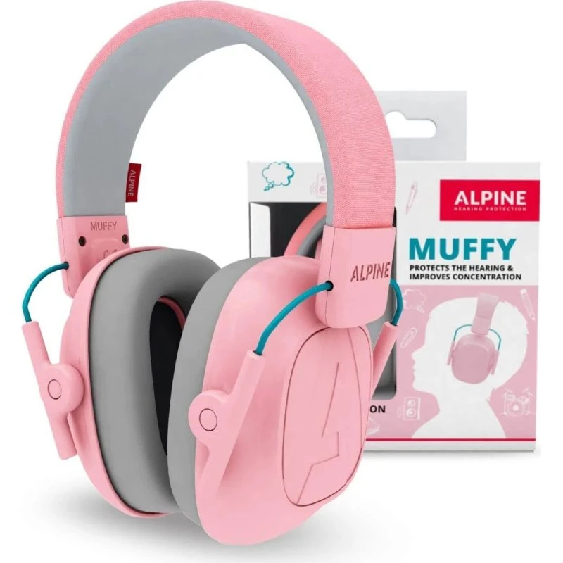 Alpine Muffy Kids Auriculares Plegables Antirruido Rosa