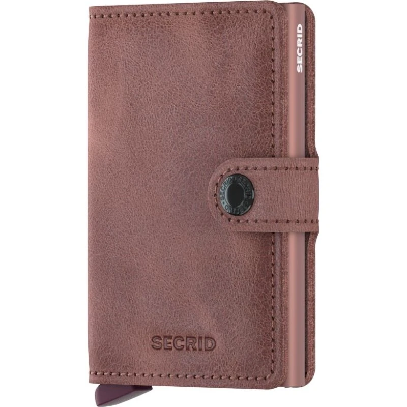 Secrid Cartera Miniwallet Vintage Malva Marrón Claro