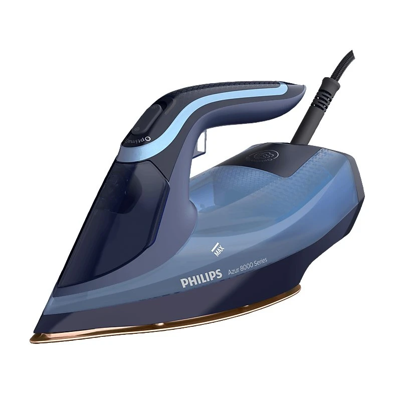 Philips DST8020/20 Plancha de Vapor Azur Serie 8000, 3000W, Azul Claro