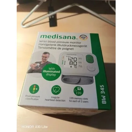 Medisana BW 345 Tensiómetro de Muñeca Gris Blanco