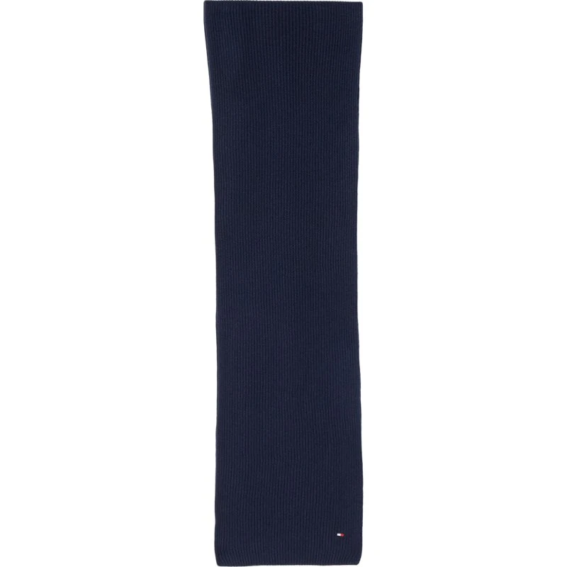 Tommy Hilfiger Bufanda Azul de Algodón y Cachemira
